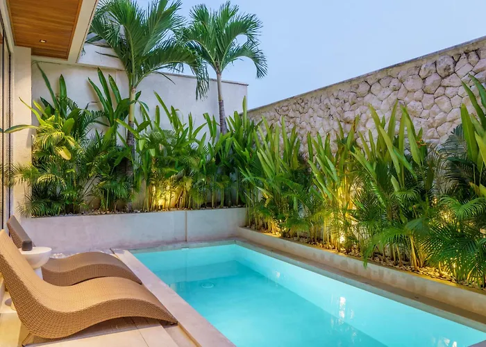 Romantic Private Pool Walk To Eat Street Villa